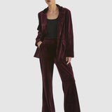 Mustang Sally Velvet Pant - Wine
