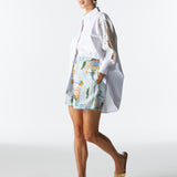 Lily Pad Broderie Shirt - Ivory