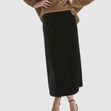 Mustang Sally Velvet Skirt - Black