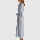 Madras Dress - Black/White