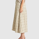 Chameleon Denim Skirt - Snake Skin