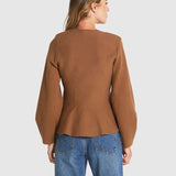 Tiny Dancer Wrap Cardi - Cinnamon