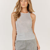Corsica Tank - SIlver