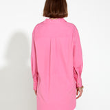 Landline Oversized Shirt - Pink