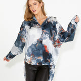 Transfixed Oversized Shirt - Storm Print