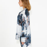 Transfixed Oversized Shirt - Storm Print