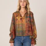 Bohemian Top - Nouveau Floral