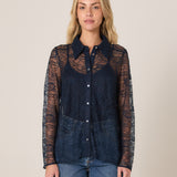 Domino Shirt - Navy