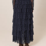 Domino Maxi Skirt - Navy