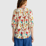 Guadalupe Top - Cream Rio