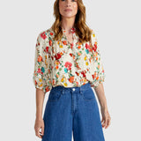 Guadalupe Top - Cream Rio