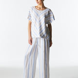 Poolside Boxy Top - Stripe