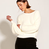 Highland Grace Fluffy Jumper - Cream