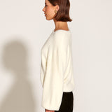 Highland Grace Fluffy Jumper - Cream