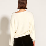 Highland Grace Fluffy Jumper - Cream