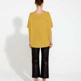 Irises Oversized Lightweight Relaxed Knit - Chartreuse