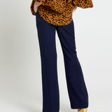 Unguarded Flare High Waisted Pant - Navy