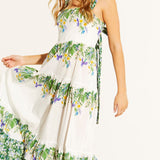 Perfect World Tiered Maxi Dress - Botanical Floral Print