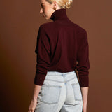 Tenderly Cut-out Knit - Plum
