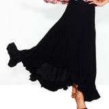 All Night Ruffle Skirt - Black