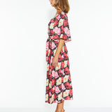 Lyrical Midi Dress - Oscar Floral