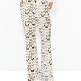 Taking Flight Pant - White Butterfly