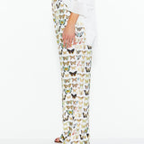 Taking Flight Pant - White Butterfly