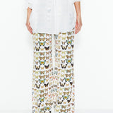 Taking Flight Pant - White Butterfly