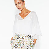 Glasshouse Top - White