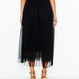 Sway Mesh Skirt - Black