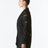 Worth It Lace Blazer - Black