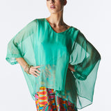 Blossoming Silk Top - Apple