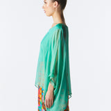 Blossoming Silk Top - Apple