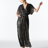 Impression Sequin Dress - Gunmetal