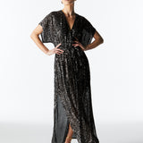 Impression Sequin Dress - Gunmetal