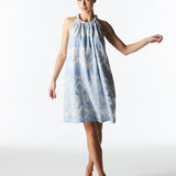 The Avenue  Halterneck Dress - Chambray