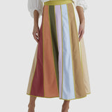 Sun Jewel Skirt - Multi Stripe