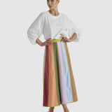 Sun Jewel Skirt - Multi Stripe