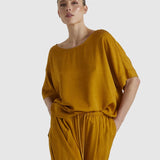 Fusion Top - Mustard