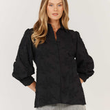 Gardenia Shirt - Black