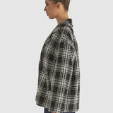 Playback Oversized Jacket - Black/White Check