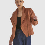 Airborne Leather Jacket - Tan