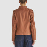 Airborne Leather Jacket - Tan