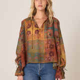 Bohemian Top - Nouveau Floral