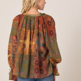 Bohemian Top - Nouveau Floral