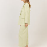 St Helena Blazer - Acid Green