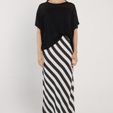 Madeira Skirt - Liquorice Stripe