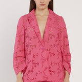 Worth It Blazer - Hot Pink