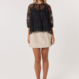 Odyssey Lace Blouse - Black