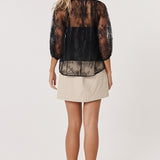 Odyssey Lace Blouse - Black